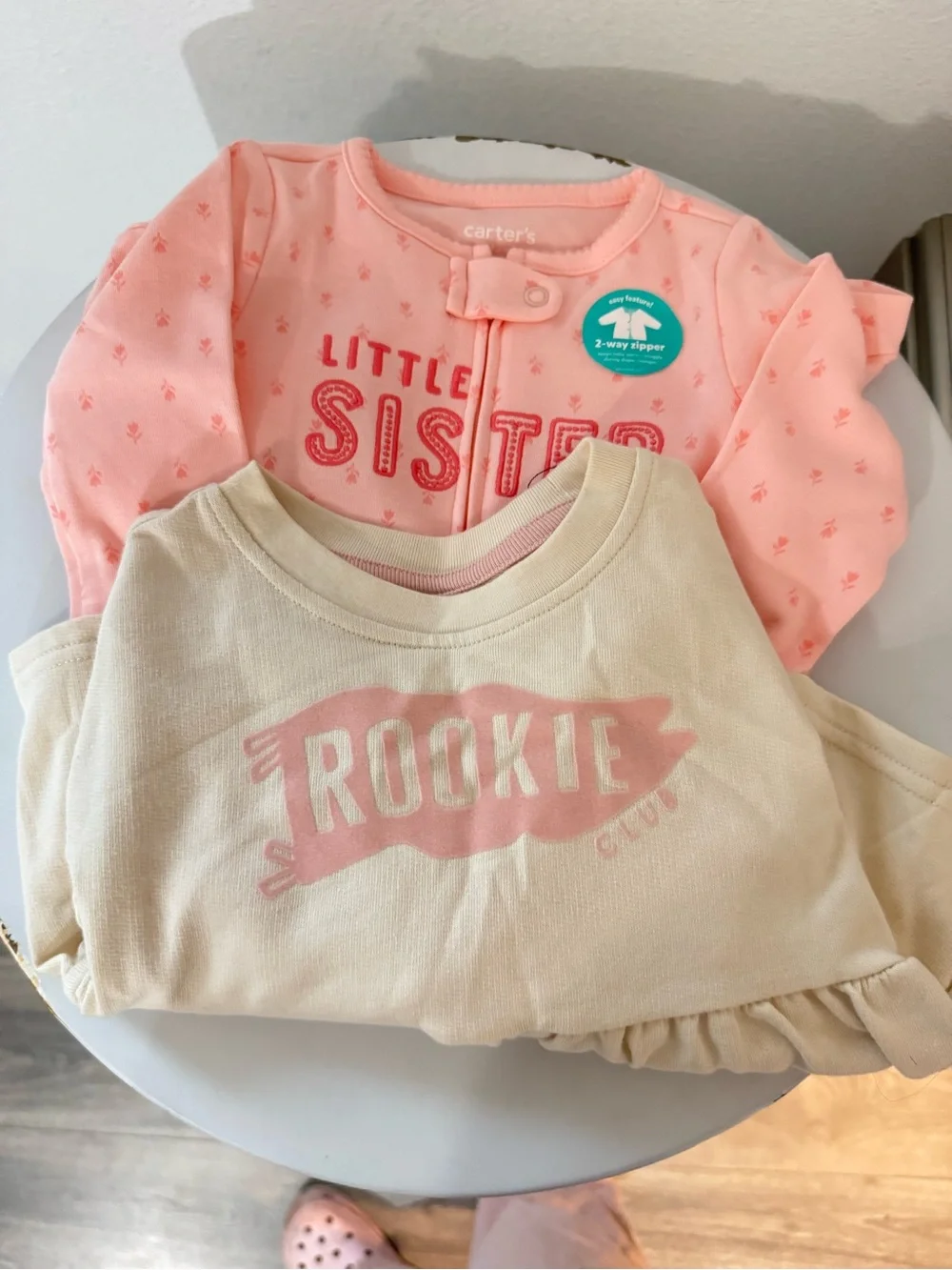 Carter's Soft Pink Two-Piece Baby Set